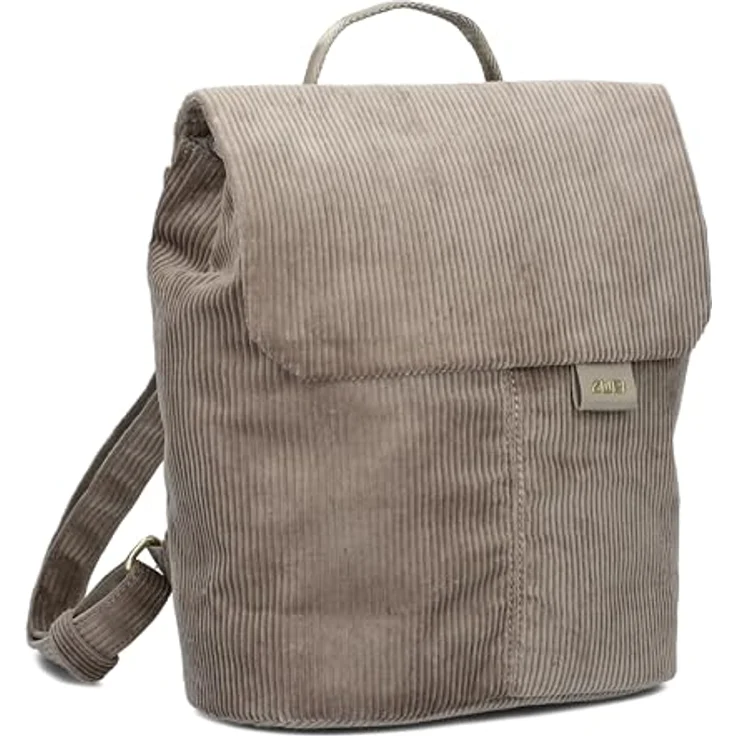 Zwei Mademoiselle.M City Rucksack, 29 cm, braun, 100% Polyurethan, 24 cm x 13 cm – Bild 1