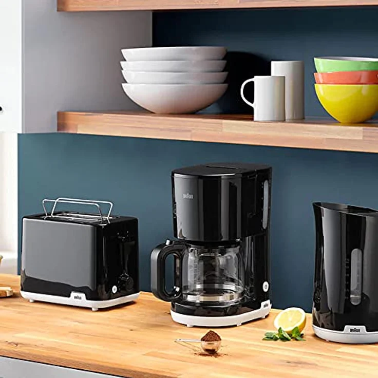 Braun KF1100BK Filterkaffeemaschine 10 Tassen 1000W schwarz – Bild 5