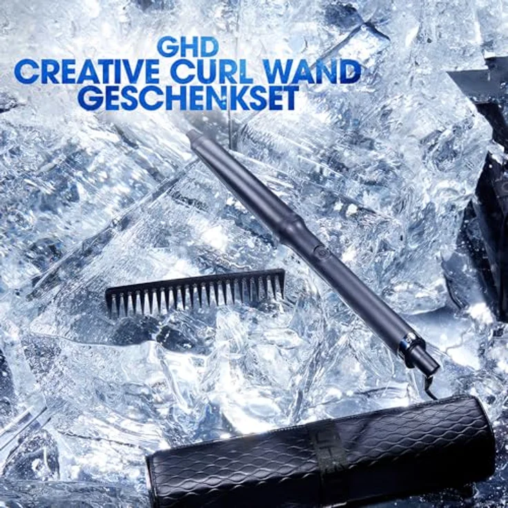 ghd Xmas 25 Creative Curl Set - Lockenstab mit entwirrendem Kamm, schützendem Stylinghandschuh und hitzebeständigem Bügelbeutel – Bild 5