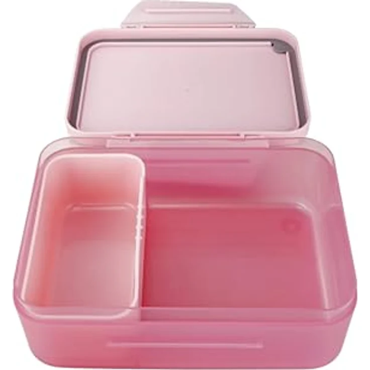 Satch Lunchbox Brotdose, Tritan, 1-tlg. mit Trennfach für Obst und Gemüse, farbenfroh und spülmaschinenfest – Bild 3