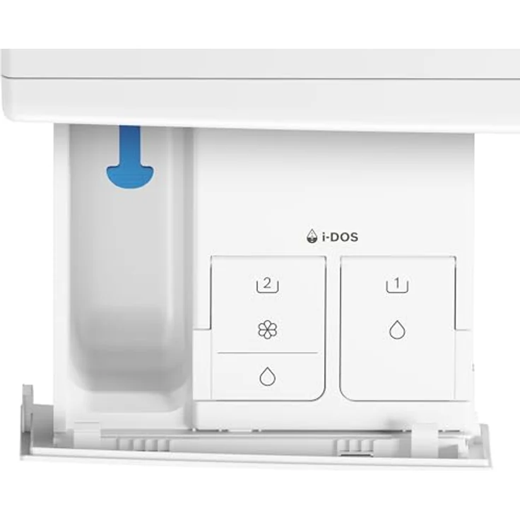 Bosch WNC254A40, Serie 8, Smarter Waschtrockner, 10.5 kg Waschen & 6 kg Trocknen, 1400 UpM, i-Dos intelligente Waschmittel-Dosierung, entfernt 16 Fleckenarten, IronAssist mit Dampffunktion, AutoDry – Bild 3