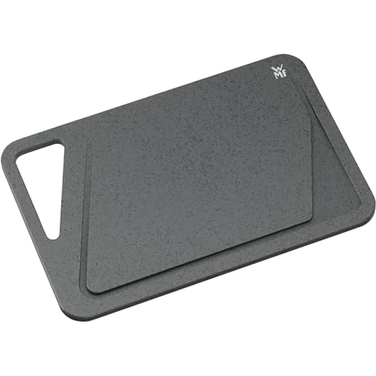 WMF Schneidebrett Tranchierbrett 38 x 25 cm rechteckig aus Kunsstoff mit Griff praktisch Saftrillen spülmaschinengeeignet leichte Reinigung hygienisch klingenschonend geschmacksneutral modern – Bild 2