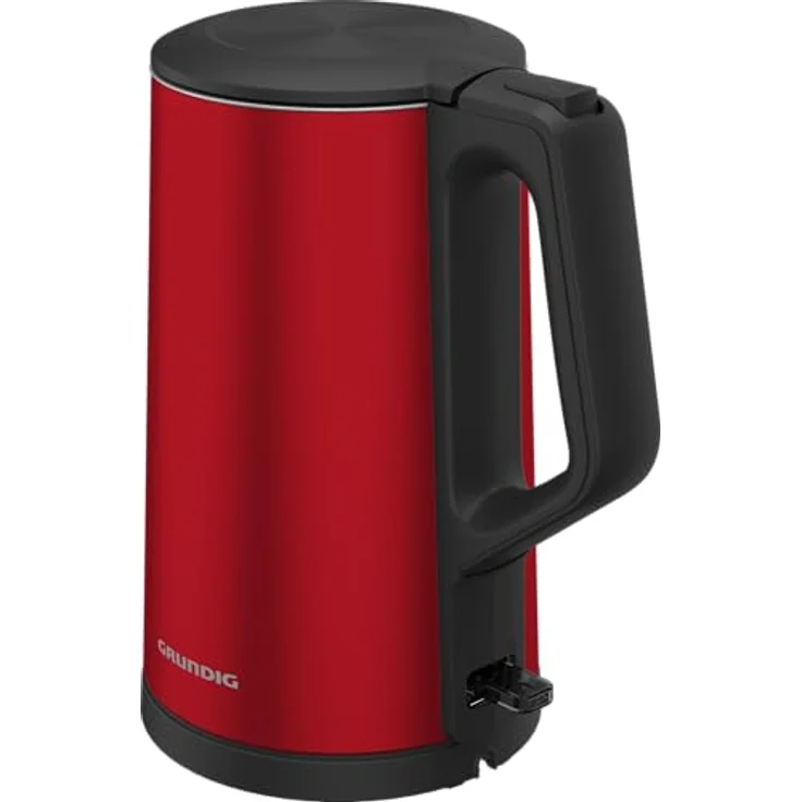 GRUNDIG WK 8340 Wasserkocher, 2.150 W Leistung, 1,5 l Fassungsvermögen, Abschaltautomatik, Cool Touch, Rot – Bild 3