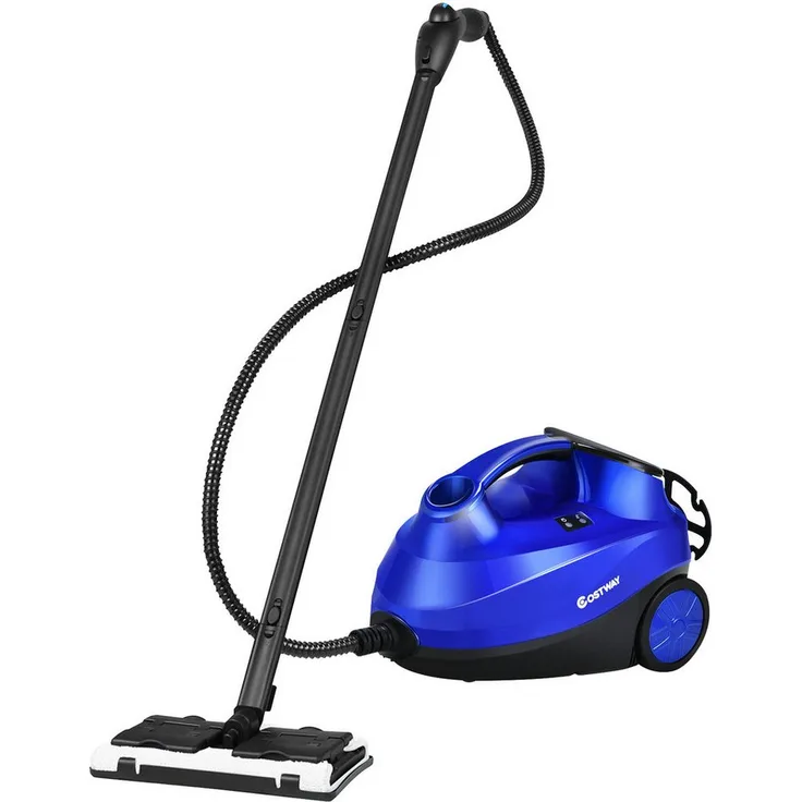 COSTWAY Dampfreiniger 2000 W, 19 Zubehörteile, 1,5 L, bis 108 °C, mit Kindersicherung und automatischer Abschaltung