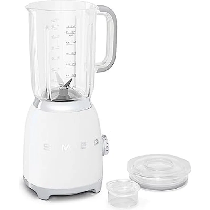 Smeg BLF01WHEU Standmixer, 800W, 1,5 L, 5 Geschwindigkeiten, weiß – Bild 2