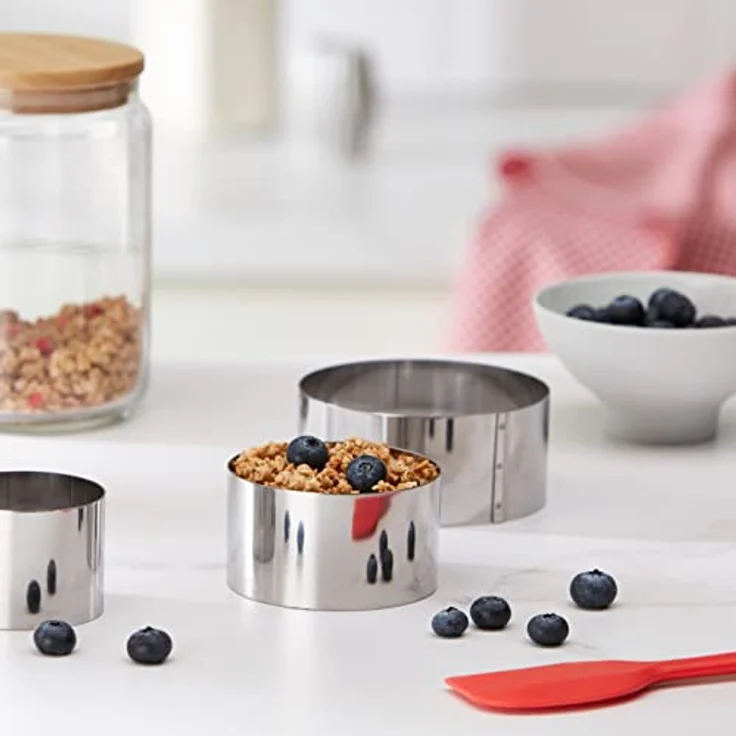 Metaltex 204536010 Kochringe Edelstahl 3 Stück in verschiedenen Größen – Bild 3