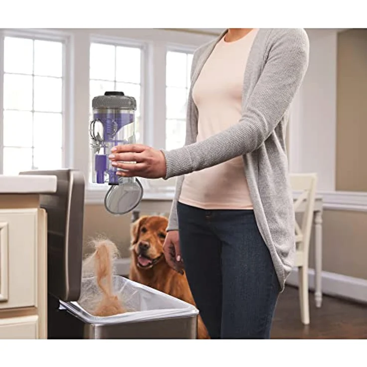 Black + Decker 4in1 Akku-Stielsauger Pet (36V, 2.0Ah, beutelloser Boden- & Handstaubsauger mit Elektro-Tierhaarbürste, inkl. 2in1 Fugendüse, Tierhaarbürste, Akku, Ladegerät & Wandhalterung) BHFEV362DP – Bild 10