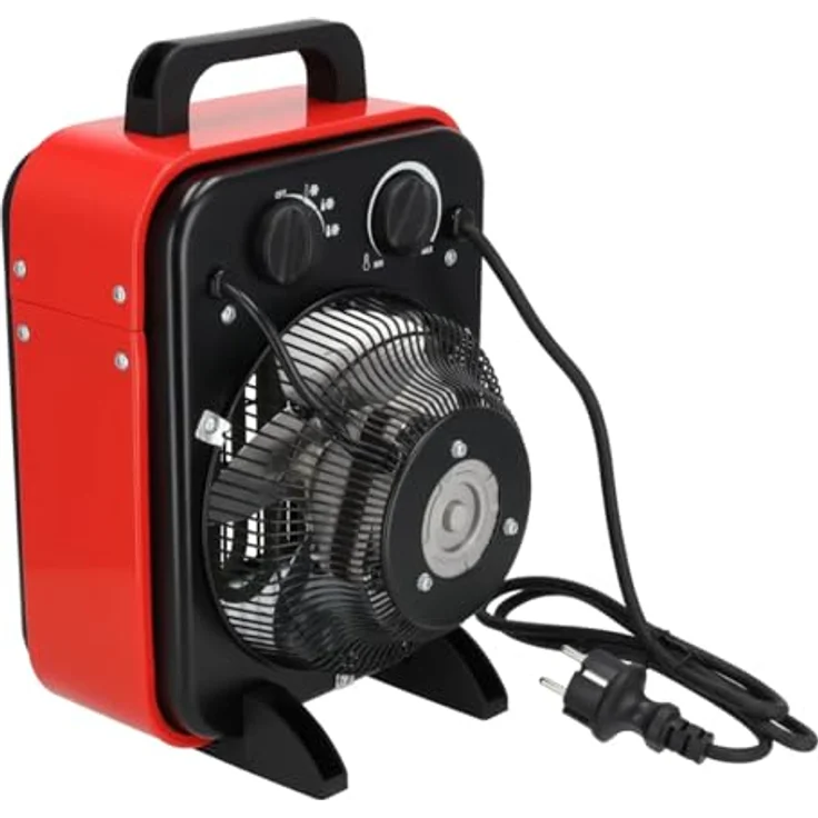 Dedra Elektro-Heizung 2000 W (DED9920B), leise und effizient, schwarz – Bild 5