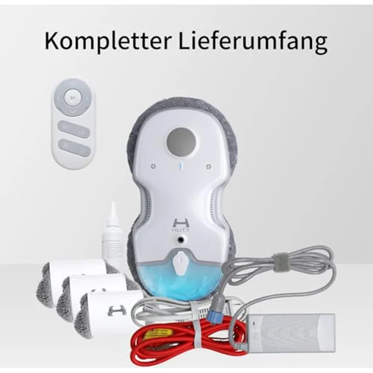 HUTT C7 Fensterputzroboter mit Sprühfunktion, 80ml Wassertank, HUTTHINK 5.0 intelligente Frequenzsteuerung, 5500Pa Saugkraft, patentiertes 3D-Aufhängungsfahrgestell, Sicherheits-Akku – Bild 5