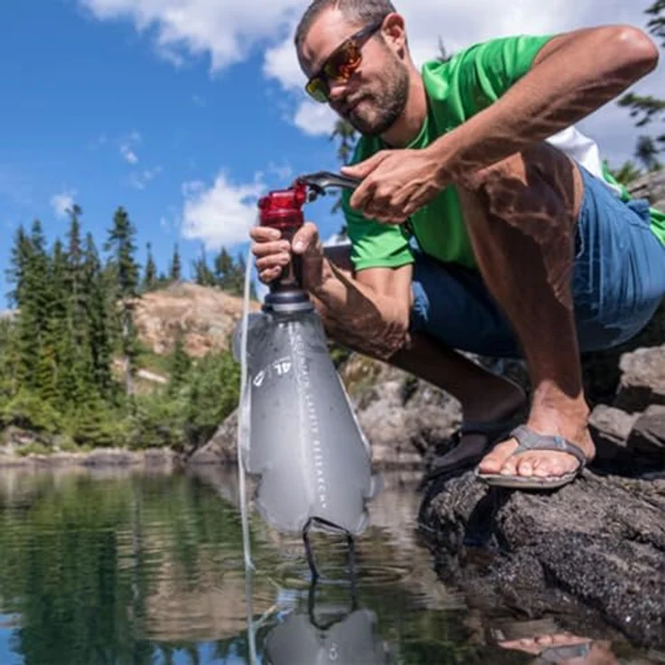 MSR DromLite Bag 2L Wasserfilter, extrem kompakt und leicht, BPA-frei, gefriertauglich – Bild 2