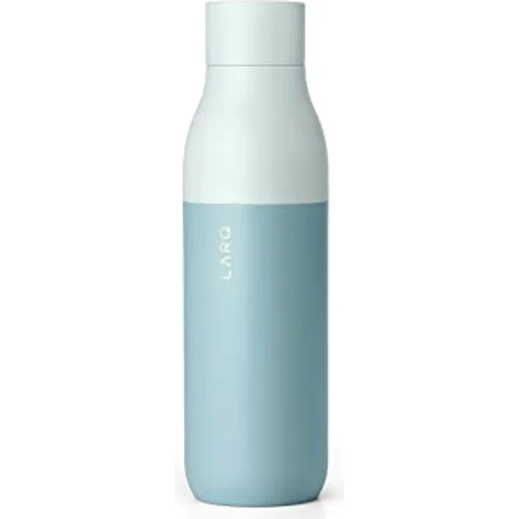 LARQ Bottle Twist Top 740ml - Isolierte Edelstahl-Trinkflasche | Thermoskanne, BPA-frei | Wiederverwendbare Wasserflasche für Camping, Büro und Reisen | Hält Getränke kalt und heiß, Seaside Mint – Bild 1