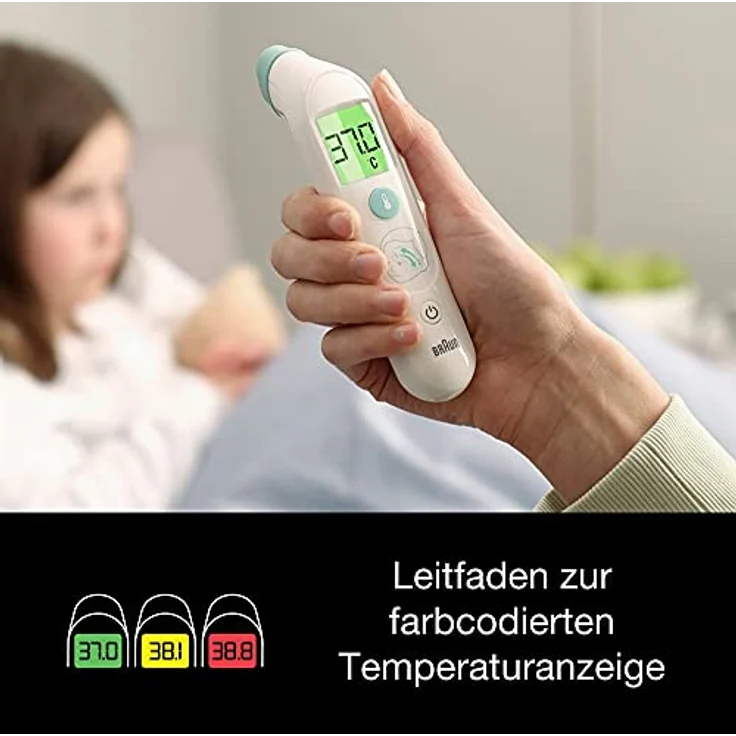 Braun BST200WE Fieberthermometer Mit LED Beleuchtung – Bild 4