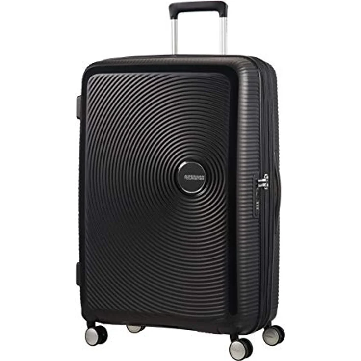 American Tourister Soundbox - Spinner L Erweiterbar Koffer, 77 cm, 110 L, Schwarz (Bass Black) – Bild 1