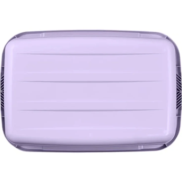 keeeper aenna Wäschewanne, stabiler Kunststoff, 52 l, Soft Purple, ergonomische Griffe, platzsparend und vielseitig – Bild 3