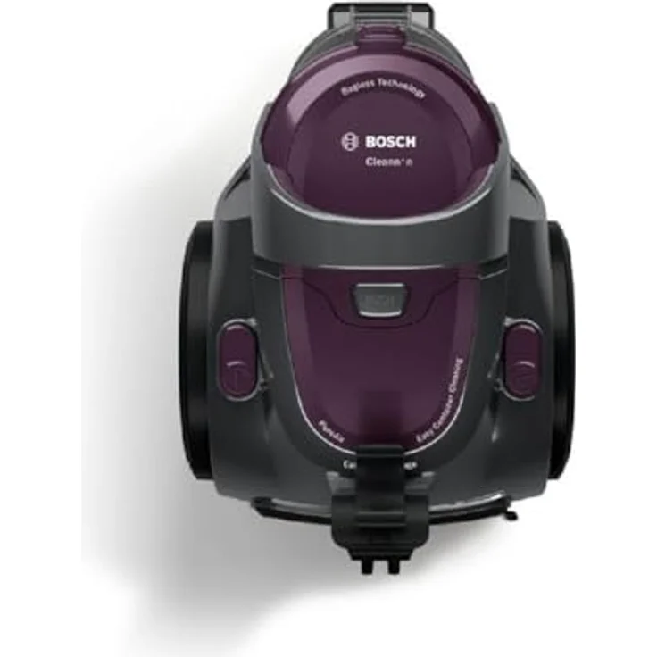 Bosch BGC05AAA1 Bodenstaubsauger, beutellos, 700 Watt, grau-violett – Bild 4