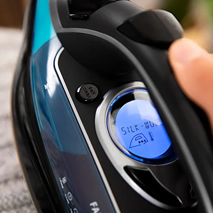 Cecotec Fast & Furious 6060 Ultra eloxierte Dampfbügel, 3100 W, integrierte automatische Wasserpumpe, automatische Abschaltung, kontinuierlicher Dampf 75 g/min, Touch-Sensor und LCD-Display – Bild 3