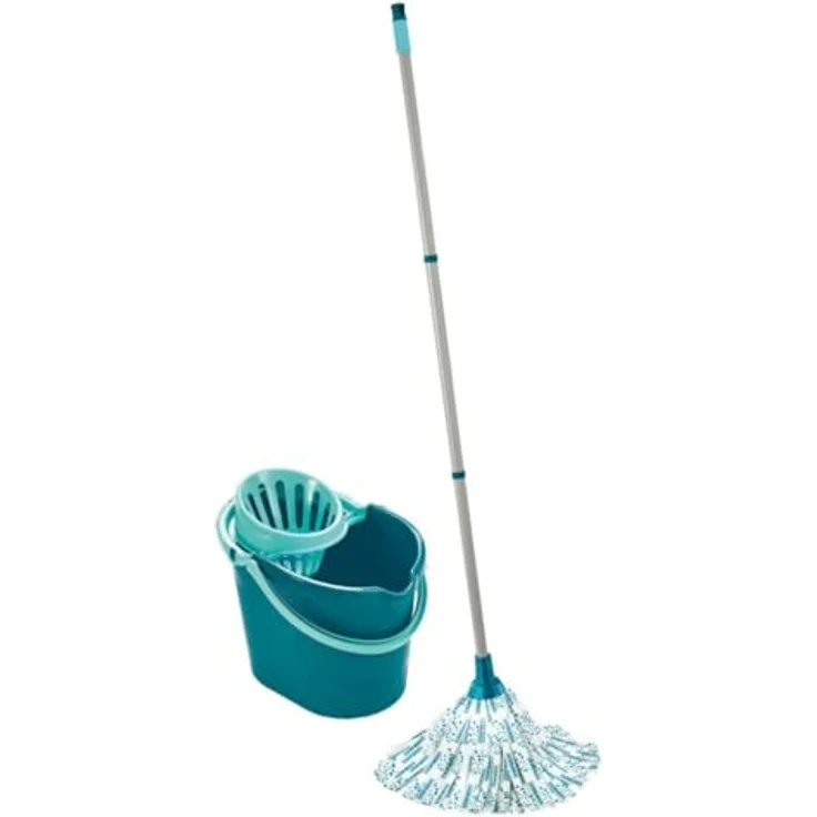 Leifheit Mop Classic Set VE 4, Flexibel gestaltet und langlebig - Preisvergleich – Bild 1