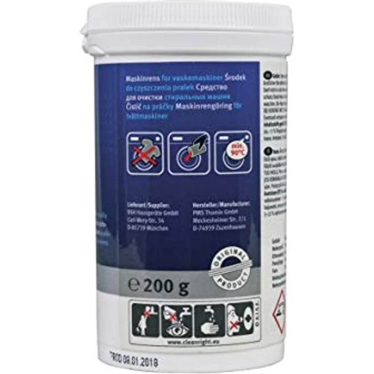 Bosch Reinigungspulver Original 311925 für Waschmaschinen, kompatibel mit SIEMENS, NEFF, GAGGENAU, VIVA, BALAY – Bild 2