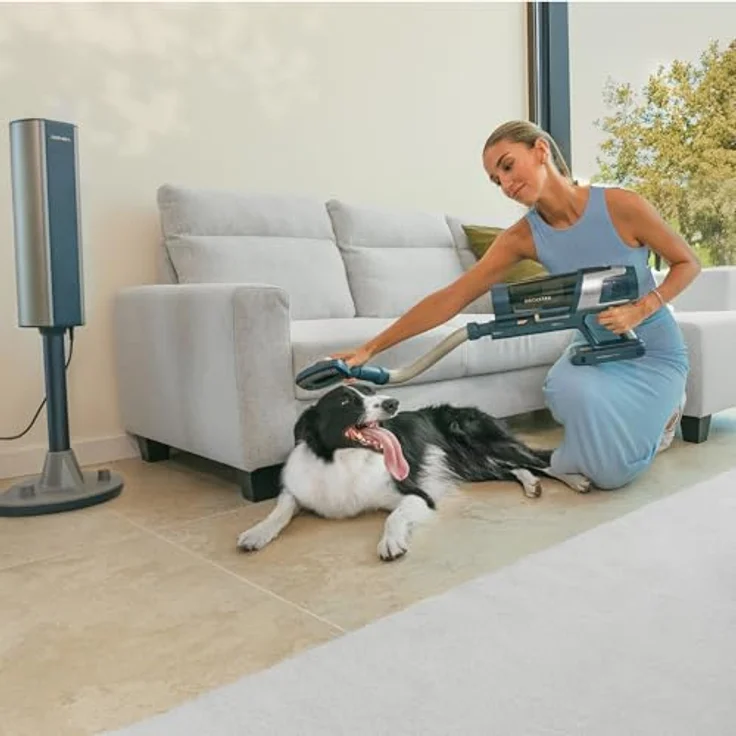 Cecotec Conga Rockstar 11500 Odyssey Station, Akku-Staubsauger 2 in 1 mit 850 Watt, blau – Bild 16