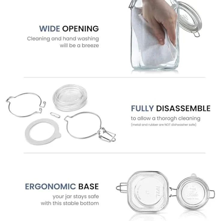 Bormioli Rocco Fido Transparentes Glas, 50 ml, 50 ml – Bild 6