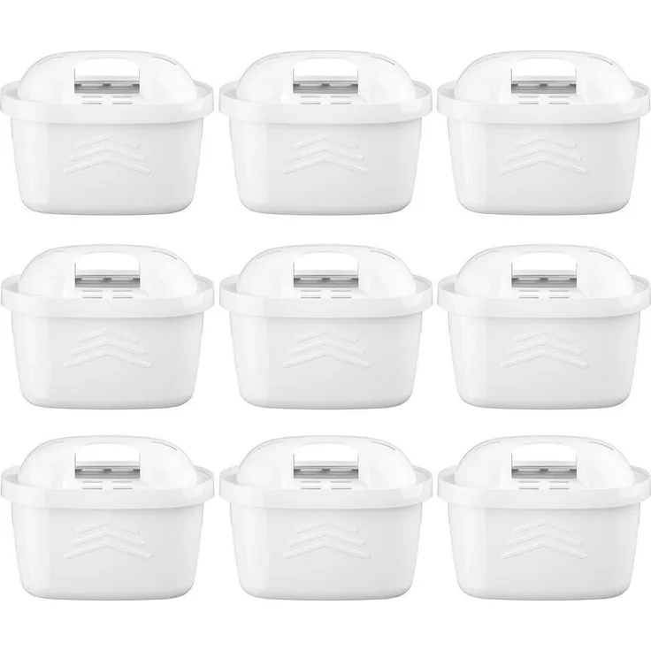 Icepure Wasserfilter kompatibel mit Brita Maxtra+, Maxtra Plus, Mavea, Anna DuoMax, 9 Stück, hochwertige Mehrschicht-Filtertechnologie, zertifizierte Qualität