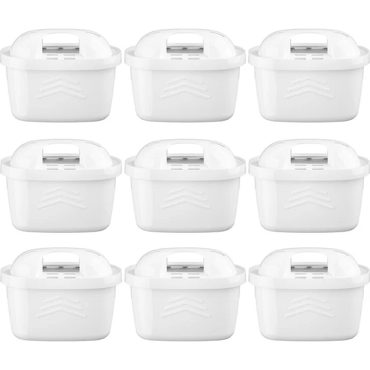 Icepure Wasserfilter kompatibel mit Brita Maxtra+, Maxtra Plus, Mavea, Anna DuoMax, 9 Stück, hochwertige Mehrschicht-Filtertechnologie, zertifizierte Qualität