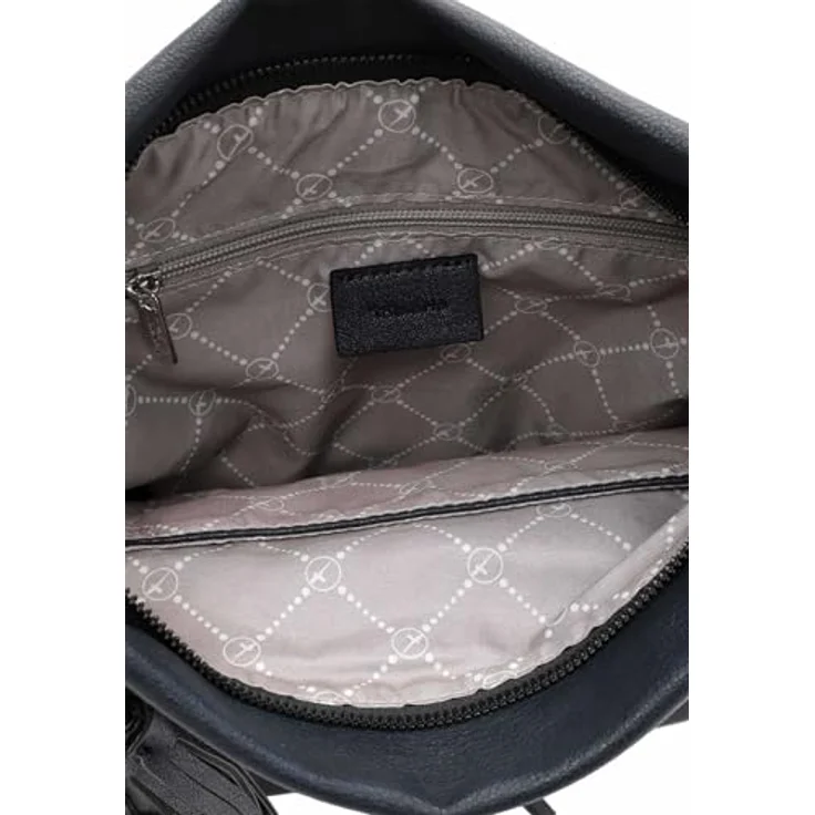 Tamaris TAS Nele, Handtasche in Blau mit Echtleder-Optik, Reißverschluss und abnehmbarem Umhängeriemen – Bild 4