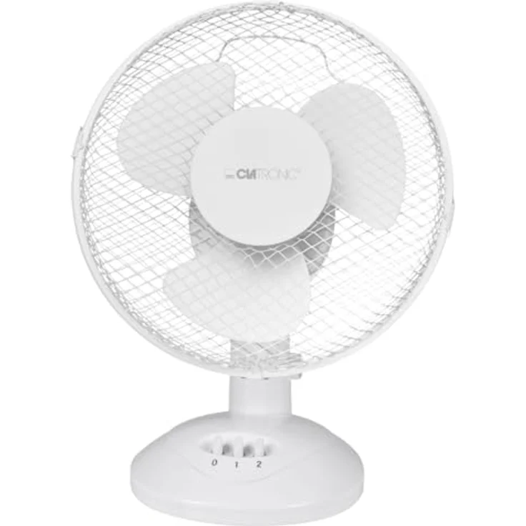 Clatronic VL 3601 Tischventilator, 23 cm Durchmesser, oszillierend, Neigungswinkel verstellbar, 2 Geschwindigkeitsstufen – Bild 2