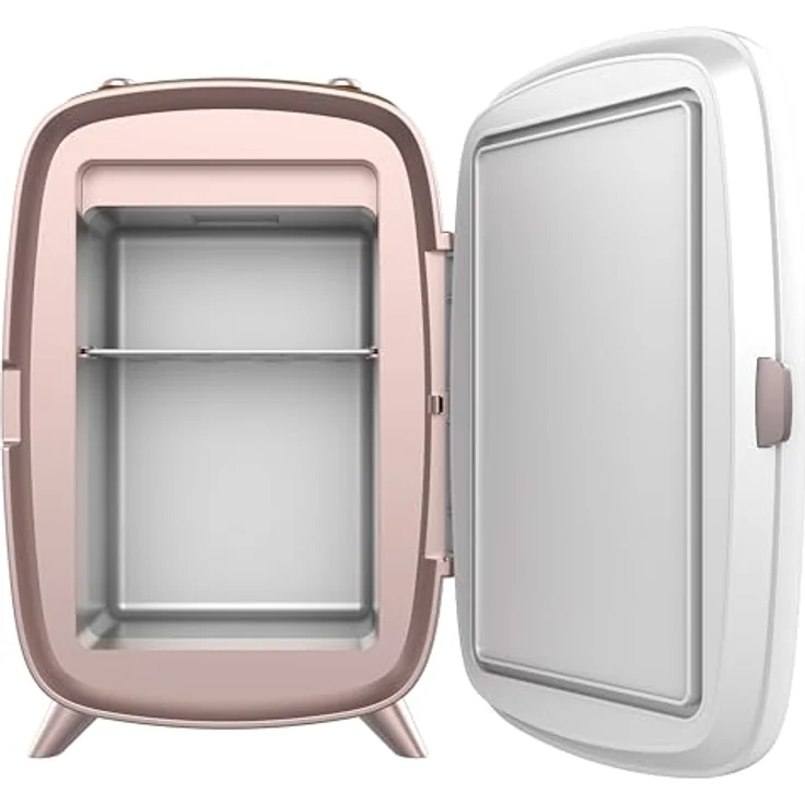 Cecotec Bamba CoolingBeauty 6000 Mirror, Mini-Kühlschrank mit 6L Volumen, Spiegel-Tür und LED-Licht, geräuschlos, Kühlung bis 10ºC – Bild 2