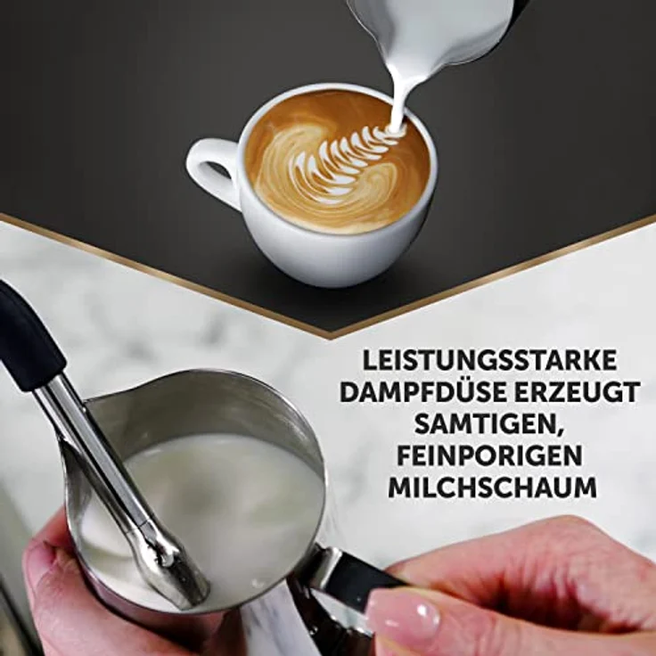 Breville Barista Espresso Max +, Siebträgermaschine mit integriertem Mahlwerk und 15 Bar Pumpendruck, Schwarz – Bild 6