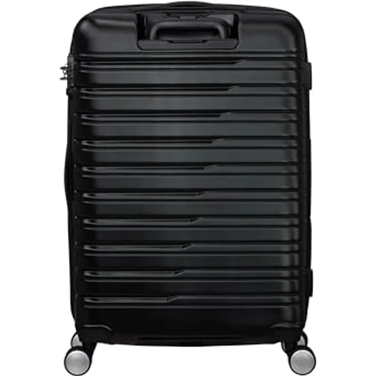 American Tourister Flashline - Spinner M, Koffer, 67 cm, 69/75 L, Schwarz (Shadow Black) – Bild 4