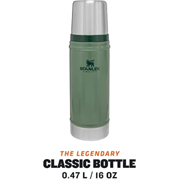 Stanley Classic Legendary Bottle 0,47 Liter - robuste Edelstahl Thermoskanne - 66850 – Bild 3