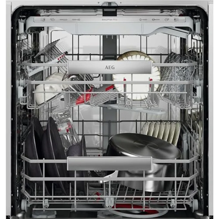 AEG GT9200X2SCM Serie 9000, teilintegrierter 60cm Einbaugeschirrspüler mit AEG App und Besteckschublade, Energieeffizienzklasse A – Bild 4