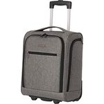 travelite 2-Rad Handgepäck Koffer mit Liquids Bag erfüllt IATA Bordgepäck Maß, Gepäck Serie CABIN Underseat: Kompakter Weichgepäck Trolley, 43 cm, 28 Liter