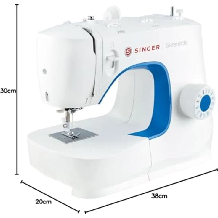Singer M3205 23 Programme Nähmaschine, weiß – Bild 4