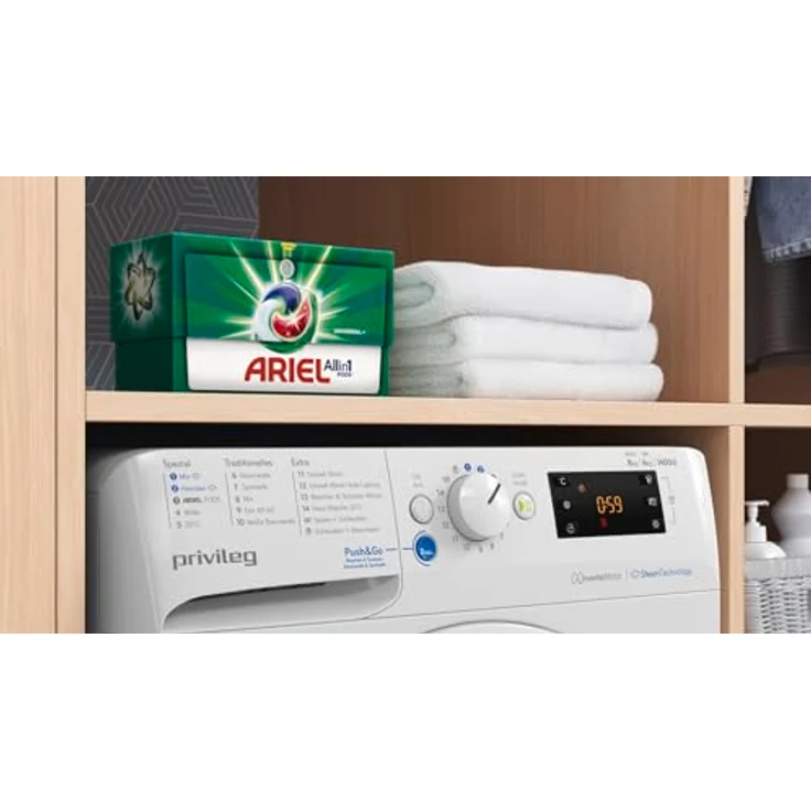 Privileg Waschtrockner PWWTV X 8645 DE, 8 kg, 6 kg, 1400 U/min, Mehrfachwasserschutz+ – Bild 3