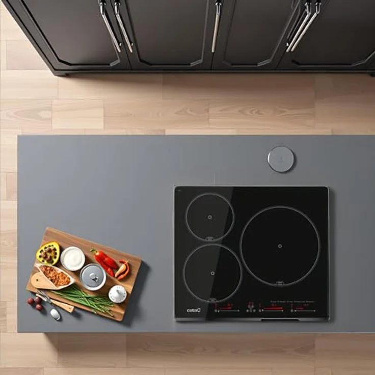 Cata Gas-Kochfeld Cata INSB6003E2BK, Induktionskochfeld 60 cm 7100 W, Schwarz – Bild 9