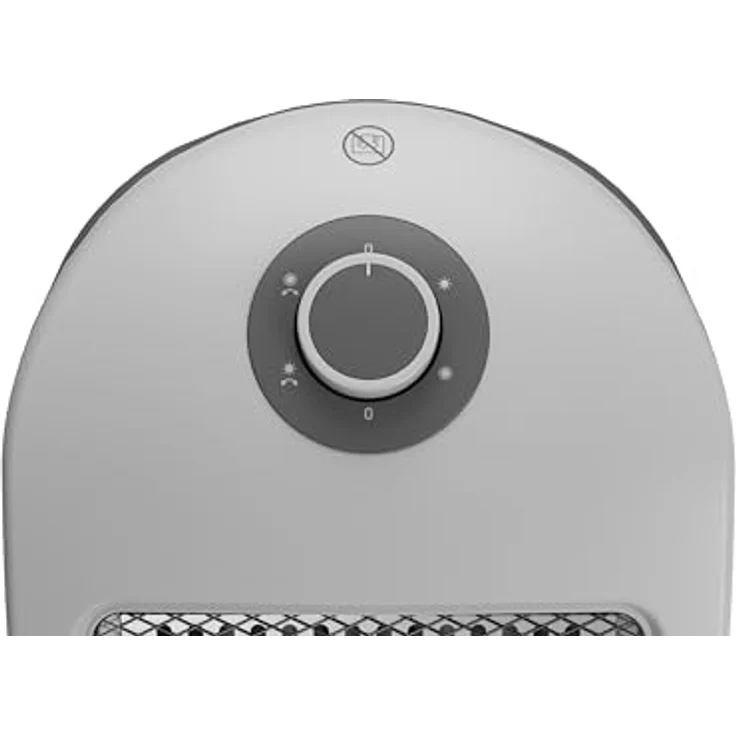 Olimpia Splendid Carbon Twist, Infrarot-Heizlüfter mit 1200 W, Karbonfaser-Technologie, Grau, Drehregler mit Oszillation – Bild 5