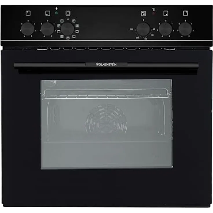 WOLKENSTEIN Einbauherdset WMOC 80, 66 Liter XL-Garraum, 8 Backofenfunktionen, Eco-Funktion, A-Energieeffizienz, Heißluft, Grill, 8300 Watt, Ober- und Unterhitze, Umluft