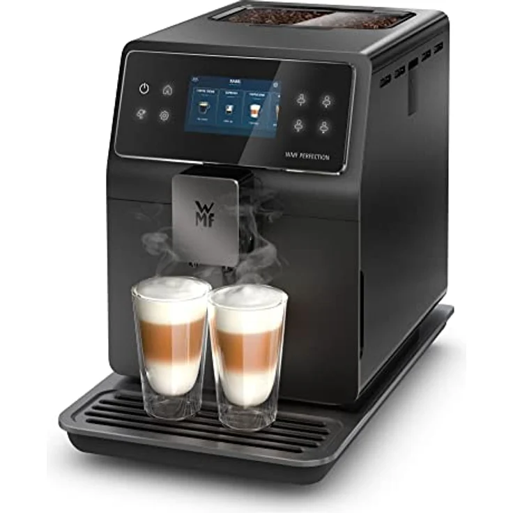 WMF Perfection 740L Kaffeevollautomat mit Milchsystem,15 Getränkespezialitäten, Double Thermoblock, Edelstahl-Mahlwerk, Nutzerprofil Speicherung – Bild 1