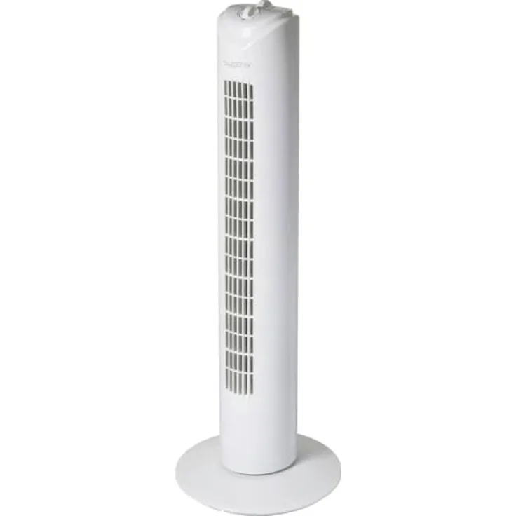 sygonix Turmventilator 50 W, oszillierend mit 3 Geschwindigkeiten, Timer (2h), Weiß, Ø 270 mm x H 805 mm