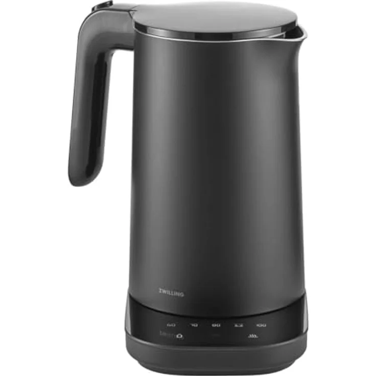 Zwilling Enfinigy Wasserkocher PRO 1l, kompakter Wasserkocher mit 6 Temperatureinstellungen und Warmhaltefunktion, Schwarz – Bild 1