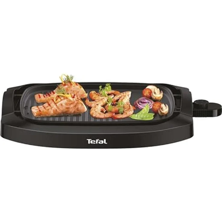 Tefal Elektrische Grillplatte, 2000 W, 50 x 26 cm, Schwarz – Bild 3