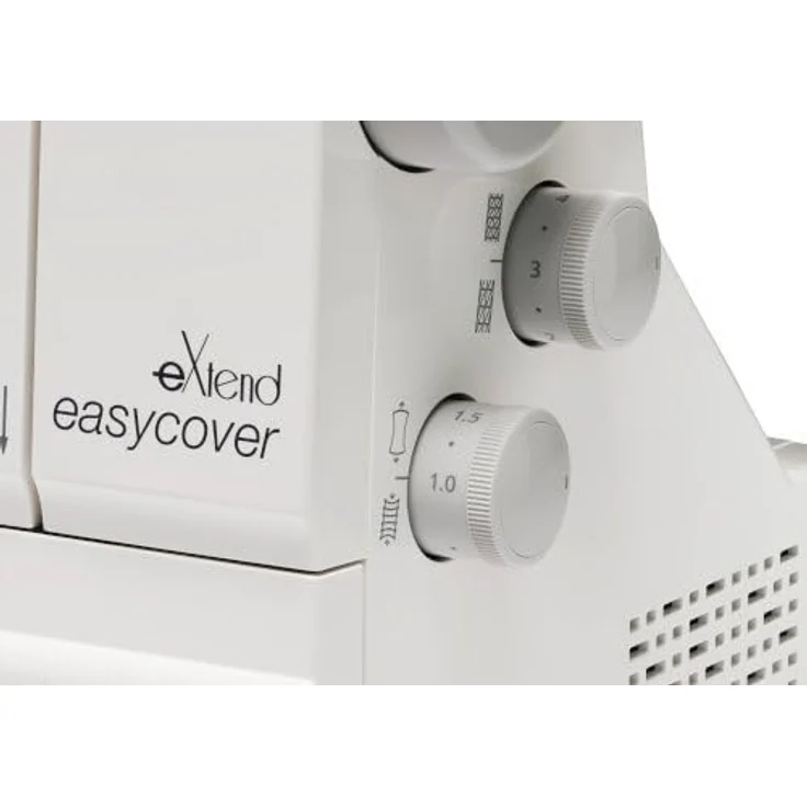 Elna eXtend Easycover V.2 neue Version Coverlock-Nähmaschine, weiß – Bild 4