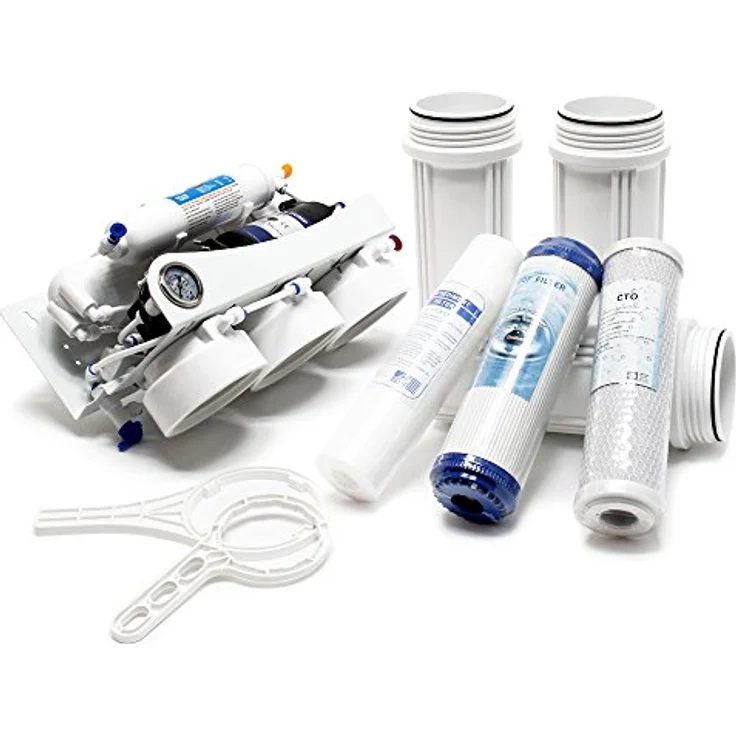 Naturewater 5 Stufen Umkehrosmose RO 180 L-Tag mit Druckerhöhungspumpe und Druckanzeige – Bild 6