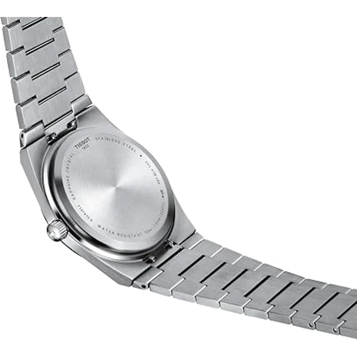 Tissot PRX T137.410.11.041.00, Herren-Armbanduhr mit blauem Ziffernblatt, Edelstahlgehäuse Ø 40mm, Quarz-Uhrwerk, Saphirglas, 10 bar wasserdicht – Bild 6