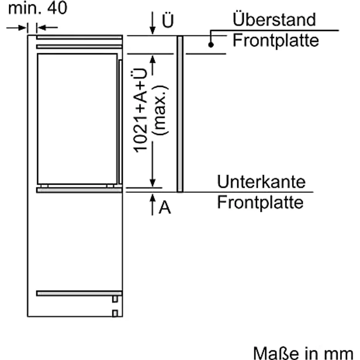 Neff KI2321SE0 Kühlschrank, Einbau, Energieklasse E – Bild 11