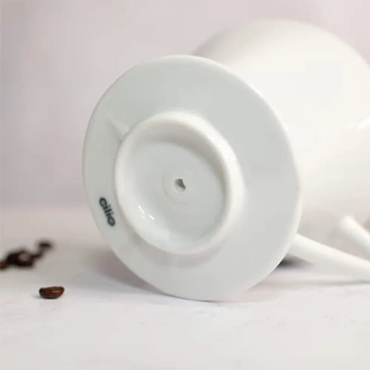 CILIO Kaffeefilter Größe 6, Durchmesser 16 cm, Hartporzellan (H.Nr.105179) – Bild 2