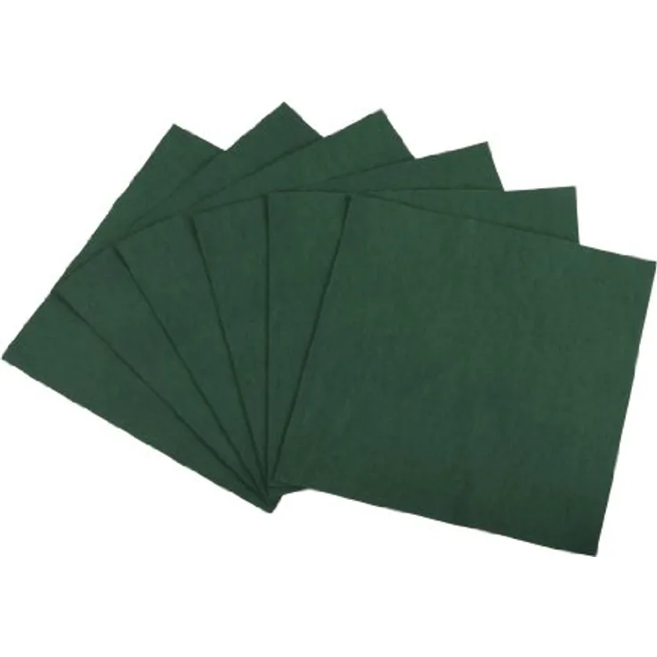 Funny Zelltuchservietten 40 x 40 cm, 1/4 Falz, 3-lagig, grün | 4er Pack (4 x 250 Stück)
