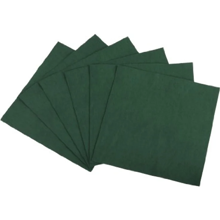 Funny Zelltuchservietten 40 x 40 cm, 1/4 Falz, 3-lagig, grün | 4er Pack (4 x 250 Stück)